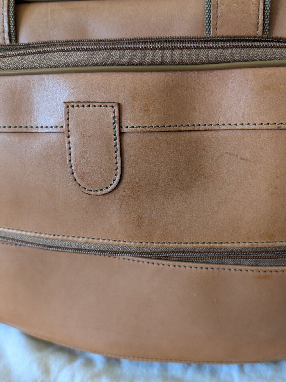 Hartmann Belting Leather Briefcase or Computer Case, Dual Compartment - Picture 12 of 16